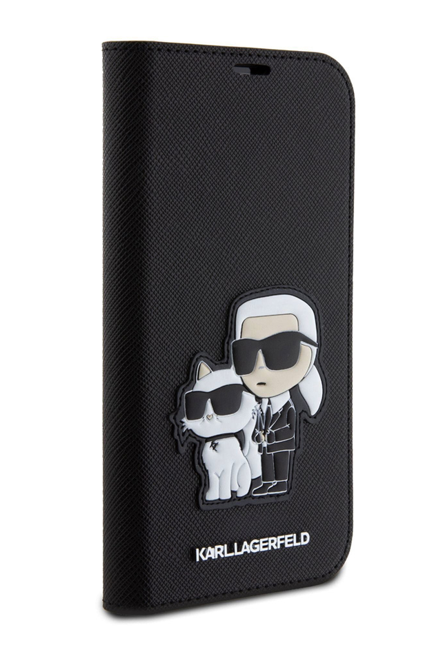 Torbica Karl Lagerfeld Saffiano BP Nft Karl&Choupette za iPhone 15 6.1  (KLBKP15SSANKCPK)