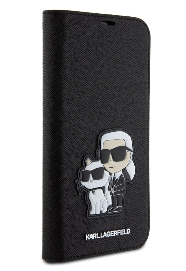 Torbica Karl Lagerfeld Saffiano BP Nft Karl&Choupette za iPhone 15 Pro Max 6.7  (KLBKP15XSANKCPK)