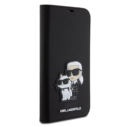 Torbica Karl Lagerfeld Saffiano BP Nft Karl&Choupette za iPhone 15 Pro Max 6.7  (KLBKP15XSANKCPK)