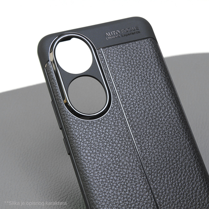 Torbica Leather za Xiaomi Redmi 13C crna