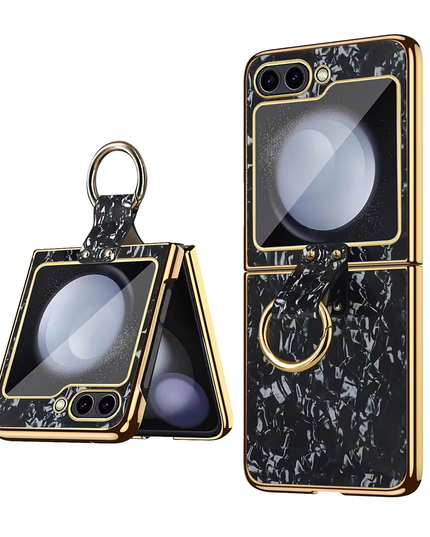 Torbica Luxurious Shell Pattern za Samsung F741B Galaxy Z Flip 6 5G