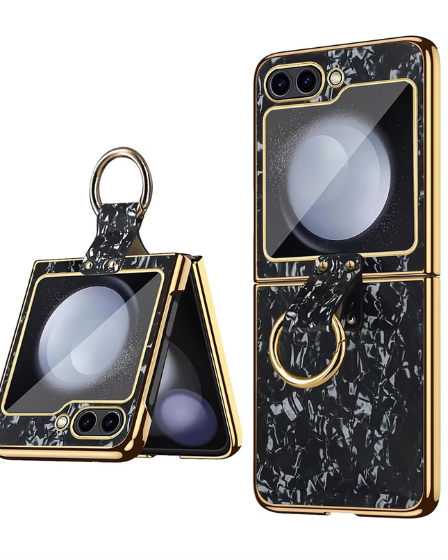 Torbica Luxurious Shell Pattern za Samsung F741B Galaxy Z Flip 6 5G