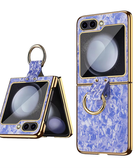 Torbica Luxurious Shell Pattern za Samsung F741B Galaxy Z Flip 6 5G