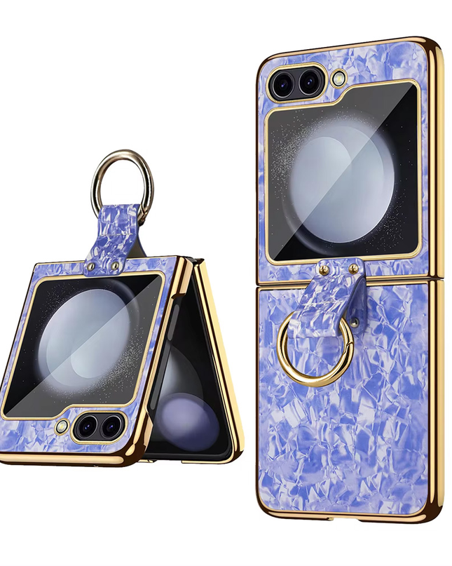 Torbica Luxurious Shell Pattern za Samsung F741B Galaxy Z Flip 6 5G