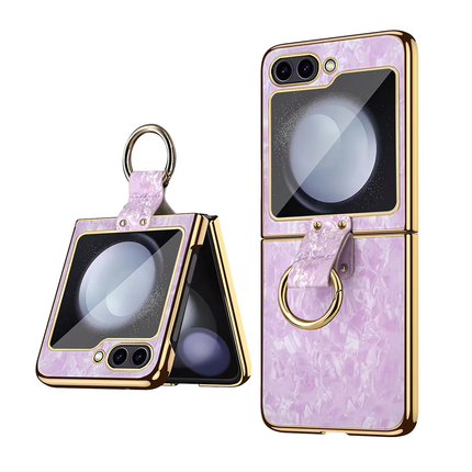 Torbica Luxurious Shell Pattern za Samsung F741B Galaxy Z Flip 6 5G