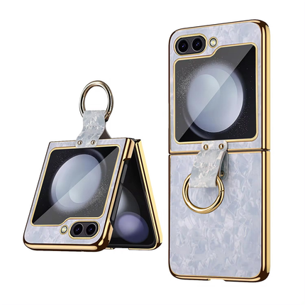 Torbica Luxurious Shell Pattern za Samsung F741B Galaxy Z Flip 6 5G