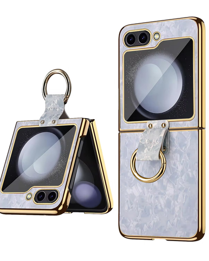 Torbica Luxurious Shell Pattern za Samsung F741B Galaxy Z Flip 6 5G