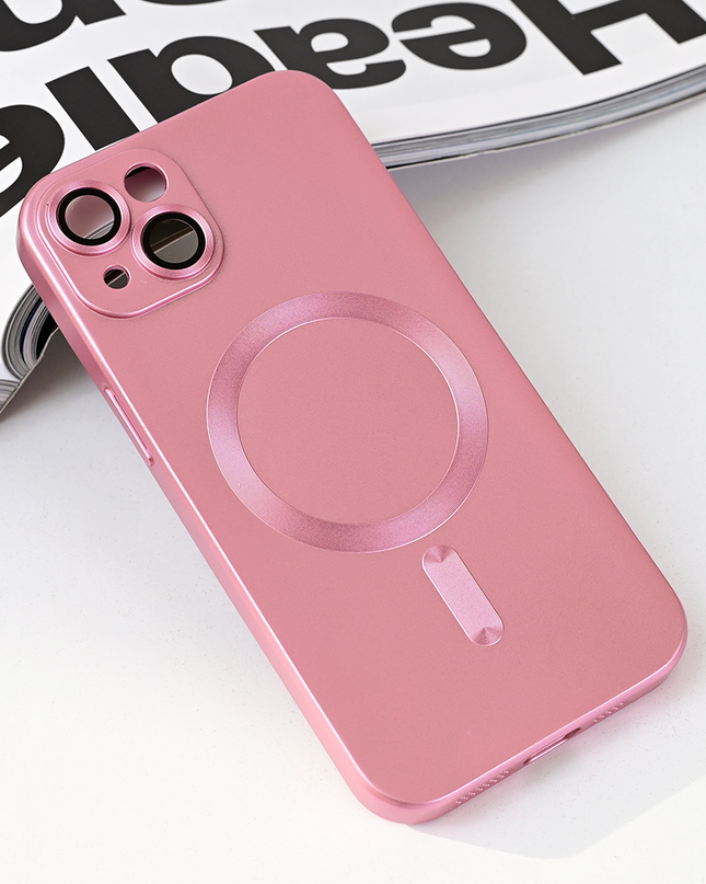 Torbica Magsafe Chrome za iPhone 14 6.1 roze