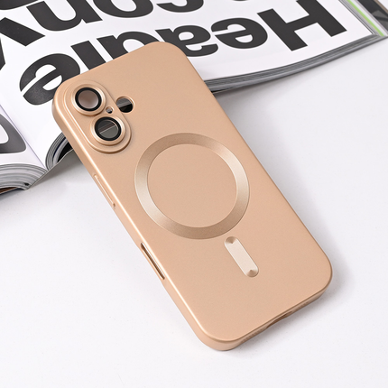 Torbica Magsafe Chrome za iPhone 16 6.1 gold