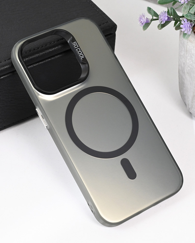 Torbica Magsafe Clear za iPhone 15 Pro 6.1 crna