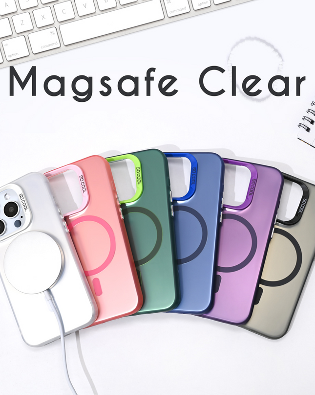 Torbica Magsafe Clear za iPhone 16 Pro 6.3 crna