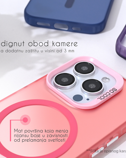 Torbica Magsafe Clear za iPhone 16 Pro 6.3 crna