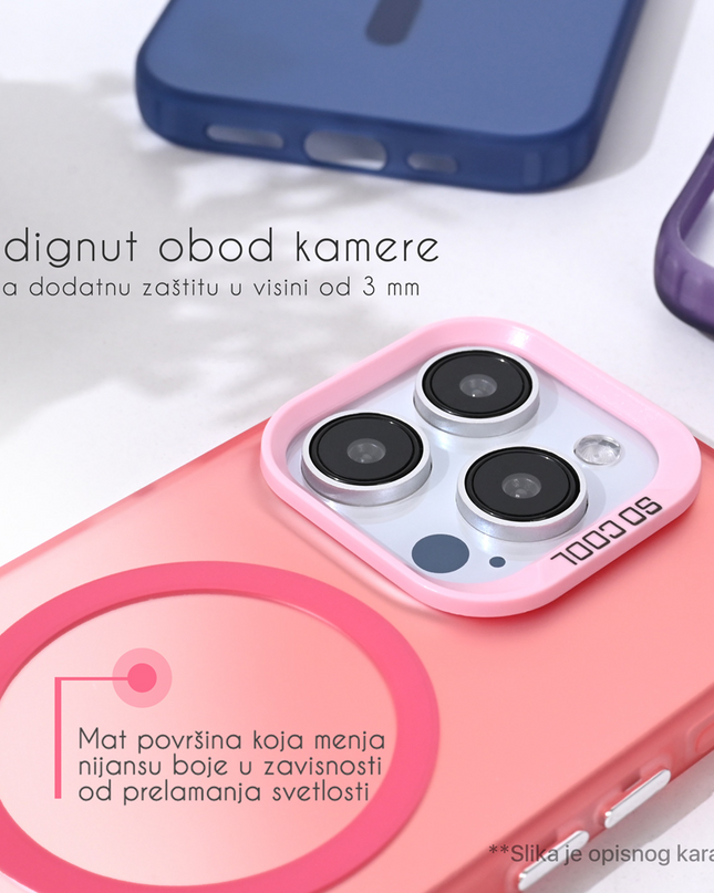 Torbica Magsafe Clear za iPhone 16 Pro 6.3 crna