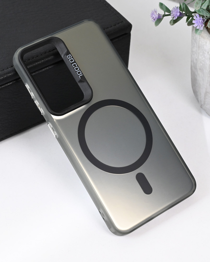 Torbica Magsafe Clear za Samsung S921B Galaxy S24 crna