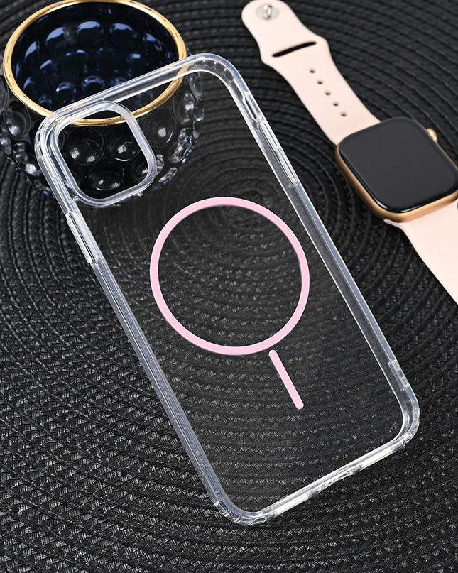 Torbica Magsafe Color Line za iPhone 11 6.1 roze