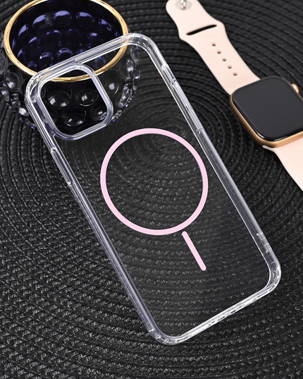 Torbica Magsafe Color Line za iPhone 12/12 Pro 6.1 roze