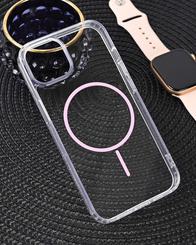 Torbica Magsafe Color Line za iPhone 13/14 6.1 roze
