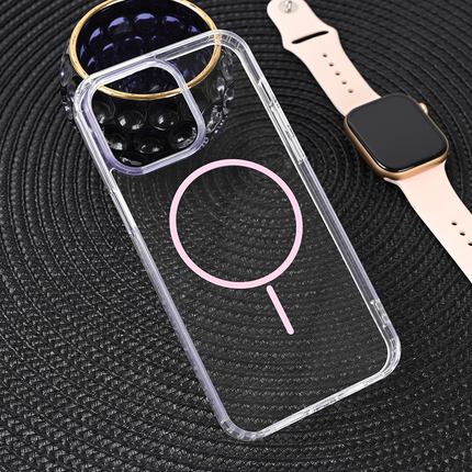 Torbica Magsafe Color Line za iPhone 13 Pro Max 6.7 roze
