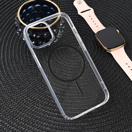Torbica Magsafe Color Line za iPhone 15 6.1 crna