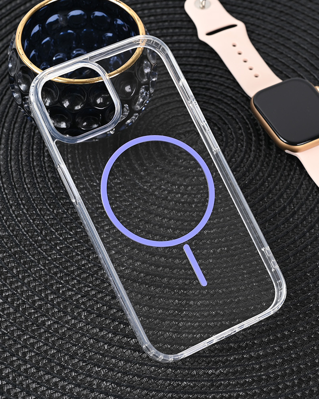 Torbica Magsafe Color Line za iPhone 15 6.1 ljubicasta