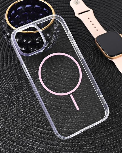 Torbica Magsafe Color Line za iPhone 15 6.1 roze