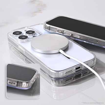 Torbica Magsafe Color Line za iPhone 16 6.1 crna