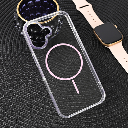 Torbica Magsafe Color Line za iPhone 16 6.1 roze