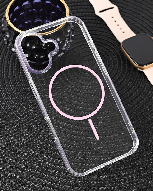 Torbica Magsafe Color Line za iPhone 16 6.1 roze