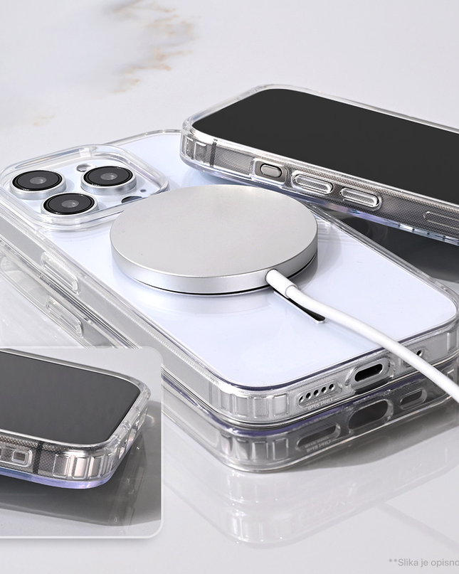 Torbica Magsafe Color Line za iPhone 16 Pro 6.3 crna