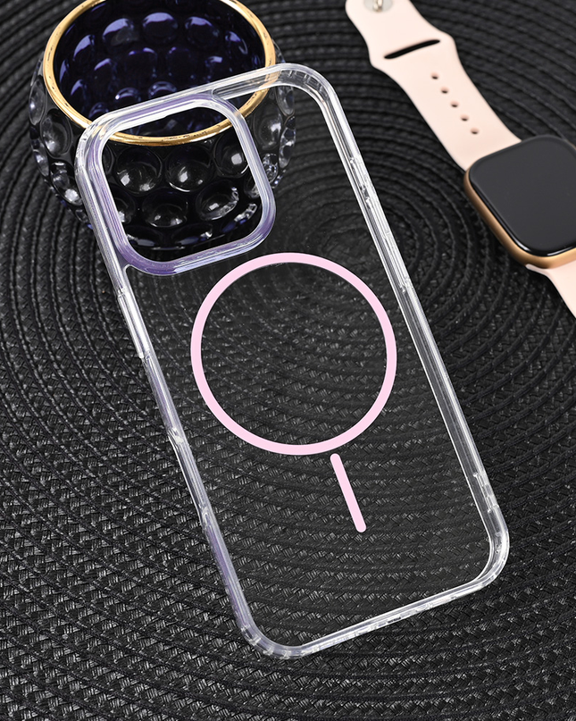 Torbica Magsafe Color Line za iPhone 16 Pro 6.3 roze