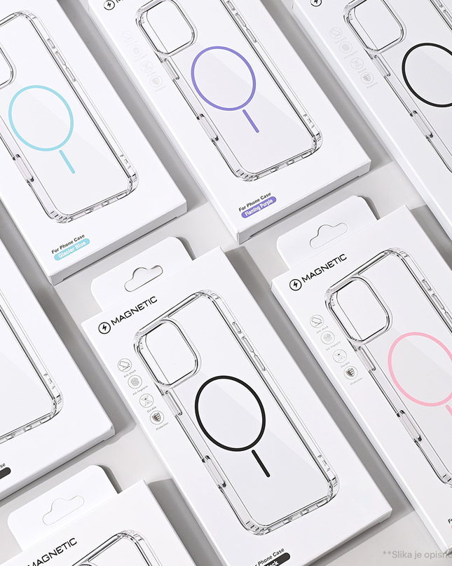 Torbica Magsafe Color Line za iPhone 16 Pro 6.3 roze
