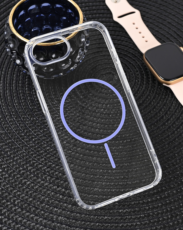 Maska za iPhone 16e 6.1 Magsafe Color Line ljubicasta