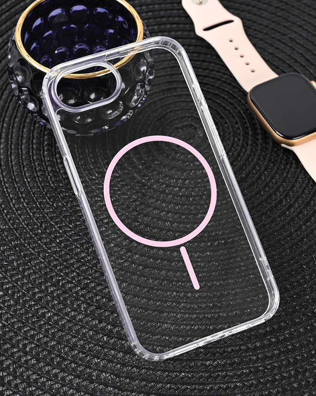 Torbica Magsafe Color Line za iPhone 16e 6.1 roze