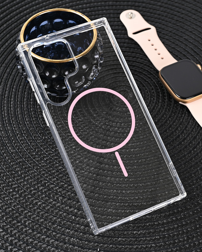 Torbica Magsafe Color Line za Samsung S918B Galaxy S23 Ultra roze