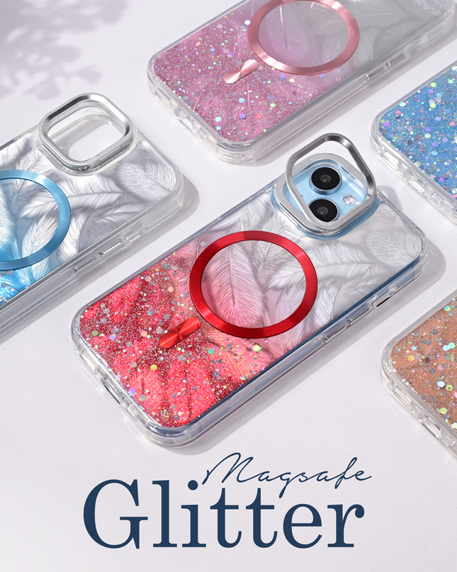 Torbica Magsafe Glitter za iPhone 15 Pro Max 6.7