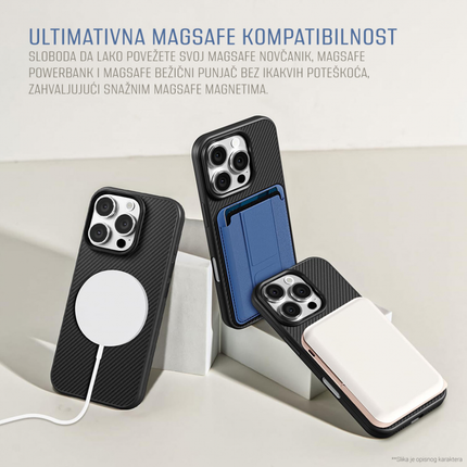 Maska Magsafe Kevlar za Samsung S931B Galaxy S25 braon