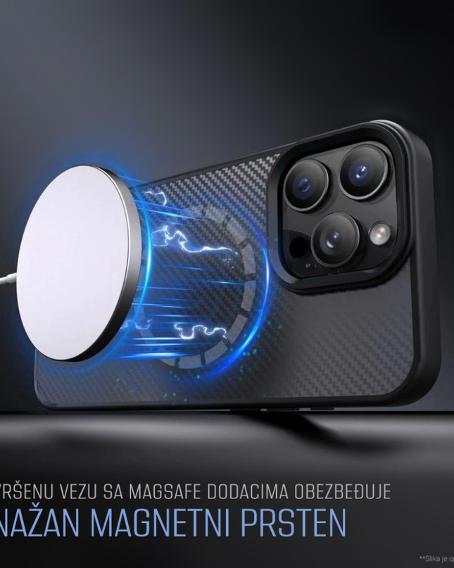 Maska Magsafe Kevlar za Samsung S931B Galaxy S25 braon