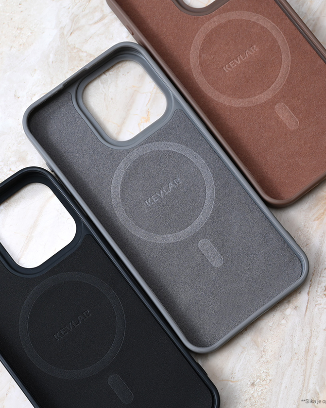 Maska Magsafe Kevlar za Samsung S931B Galaxy S25 braon