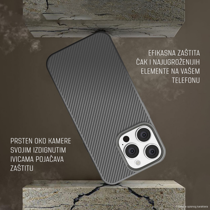 Torbica Magsafe Kevlar za Samsung S931B Galaxy S25 crna