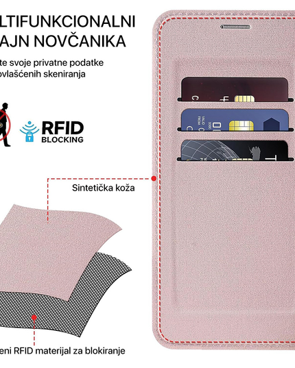 Torbica Magsafe Lux Bi Fold za Samsung S931B Galaxy S25 crna