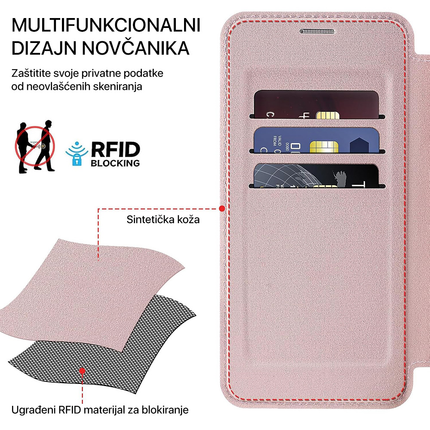 Torbica Magsafe Lux Bi Fold za Samsung S938B Galaxy S25 Ultra plava
