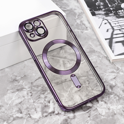 Torbica Magsafe Lux za iPhone 15 6.1 ljubicasta