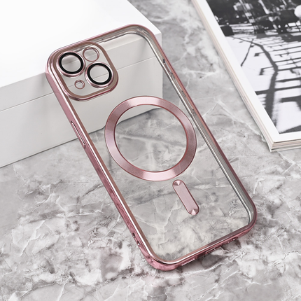 Torbica Magsafe Lux za iPhone 15 6.1 roze