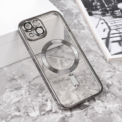 Torbica Magsafe Lux za iPhone 15 6.1 siva