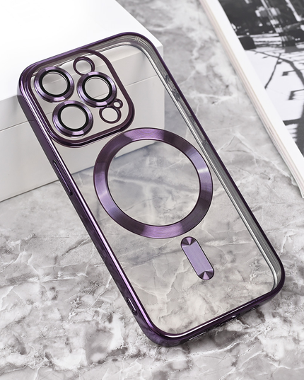 Torbica Magsafe Lux za iPhone 15 Pro 6.1 ljubicasta