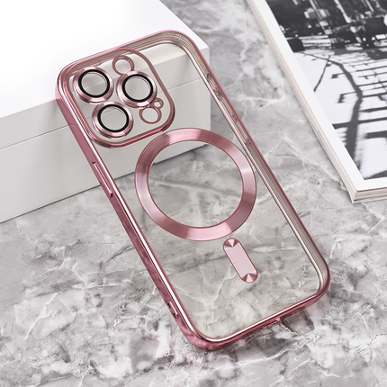 Torbica Magsafe Lux za iPhone 15 Pro 6.1 roze