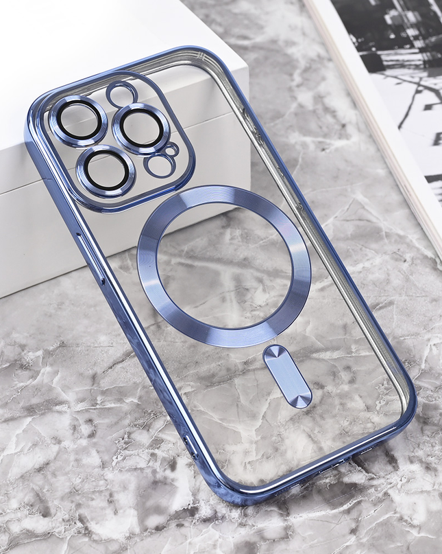 Torbica Magsafe Lux za iPhone 15 Pro 6.1 svetlo plava