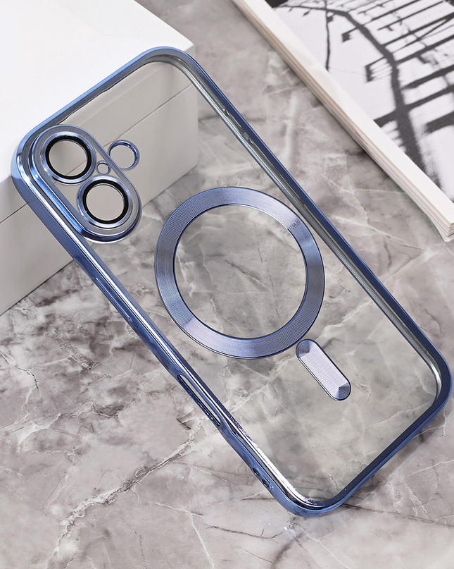 Torbica Magsafe Lux za iPhone 16 6.1 svetlo plava