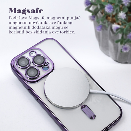 Torbica Magsafe Lux za Samsung A356B Galaxy A35 5G roze