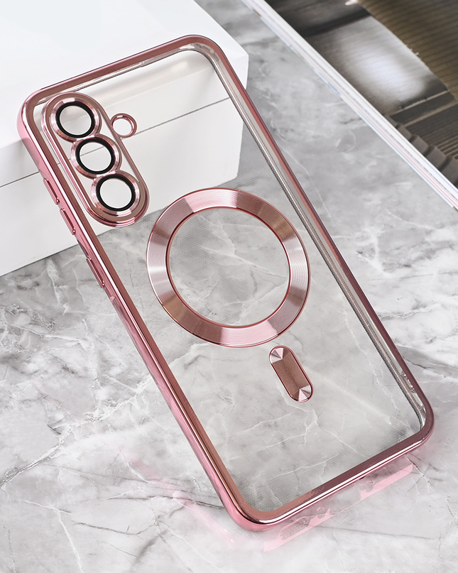 Torbica Magsafe Lux za Samsung A566B Galaxy A56 5G roze